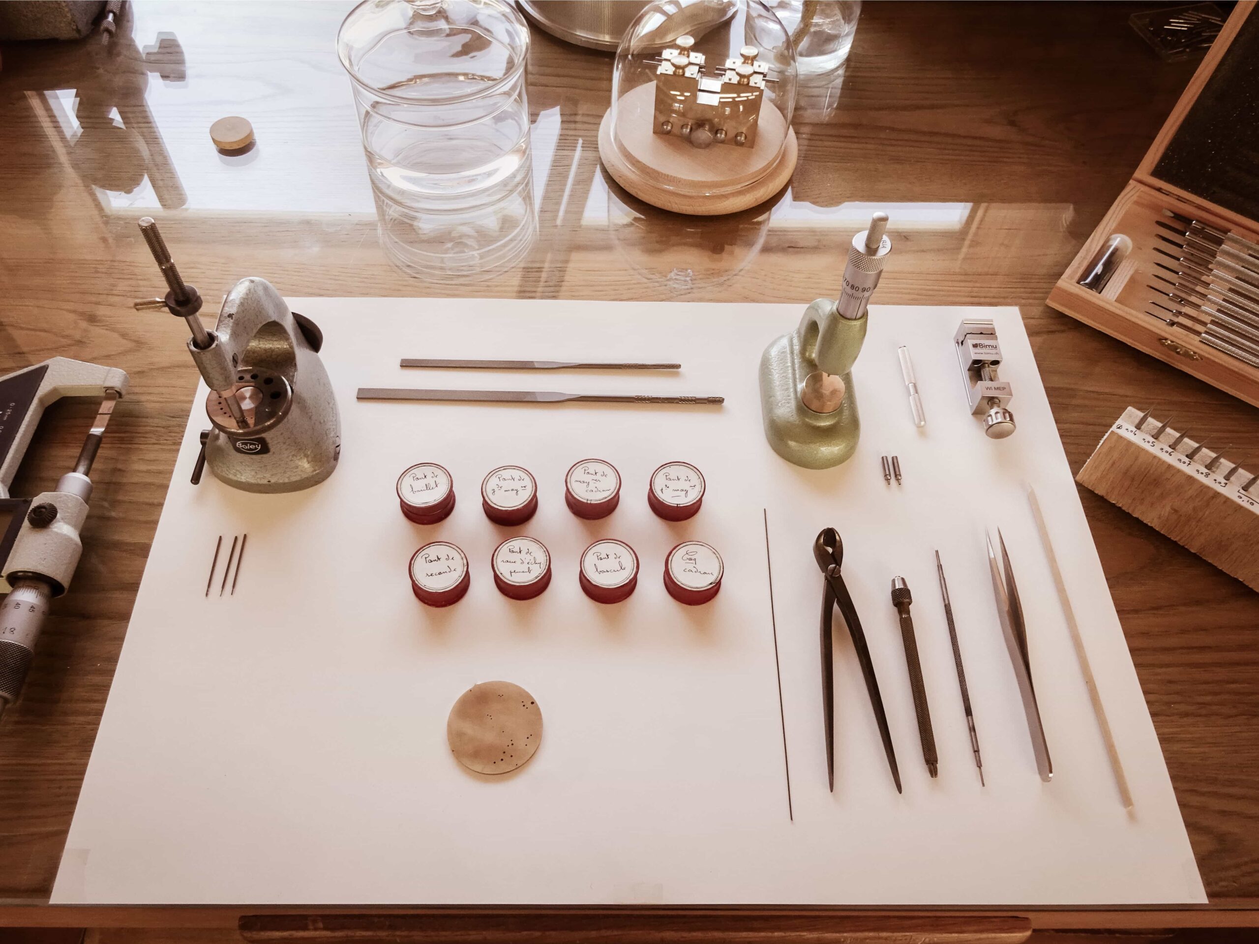 Cyril Brivet-Naudot, atelier horloger.